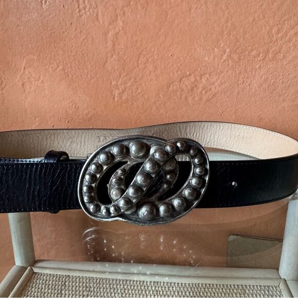 Leatherock USA 8624 Sculptural Dome Buckle Leather Belt Made in USA main image 4